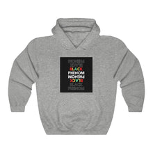 Load image into Gallery viewer, Unisex Heavy Blend™ Hooded Sweatshirt (Black Love Rocks Original Design - Phenom)