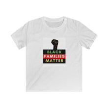 Load image into Gallery viewer, Kids Softstyle Tee (Black Love Rocks Original Design - Black Families)