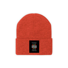 Load image into Gallery viewer, Embroidered Knit Beanie (Black Love Rocks Official - Black Phenom)