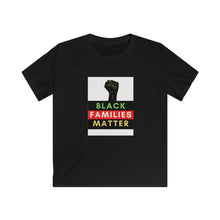 Load image into Gallery viewer, Kids Softstyle Tee (Black Love Rocks Original Design - Black Families)