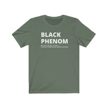 Load image into Gallery viewer, Unisex Jersey Short Sleeve Tee (Black Love Rocks Original - PHENOM 2)