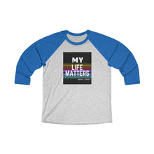 Load image into Gallery viewer, Unisex Tri-Blend 3/4 Raglan Tee