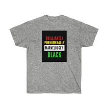 Load image into Gallery viewer, Unisex Ultra Cotton Tee (Black Love Rocks Original Design - Brilliantly)