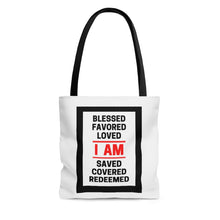 Load image into Gallery viewer, Tote Bag (Black Love Rocks Original - I AM)
