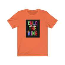 Load image into Gallery viewer, Unisex Jersey Short Sleeve Tee (Black Love Rocks Official - King's Child)
