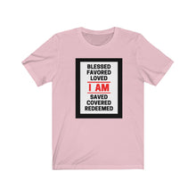 Load image into Gallery viewer, Unisex Jersey Short Sleeve Tee (Black Love Rocks Original - I AM)