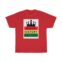 Load image into Gallery viewer, Unisex Heavy Cotton Tee (Black Love Rocks Original Design - History)