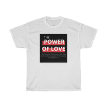 Load image into Gallery viewer, Unisex Heavy Cotton Tee (Black Love Rocks Original Design - Power of Love)