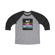 Load image into Gallery viewer, Unisex Tri-Blend 3/4 Raglan Tee