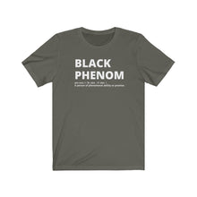 Load image into Gallery viewer, Unisex Jersey Short Sleeve Tee (Black Love Rocks Original - PHENOM 2)