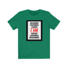 Load image into Gallery viewer, Unisex Jersey Short Sleeve Tee (Black Love Rocks Original - I AM)