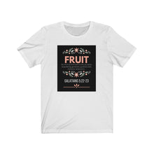 Load image into Gallery viewer, Unisex Jersey Short Sleeve Tee (Black Love Rocks Original Design - FRUIT)