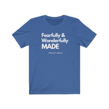 Load image into Gallery viewer, Unisex Jersey Short Sleeve Tee (Black Love Rocks Official - Wonderfully Made)