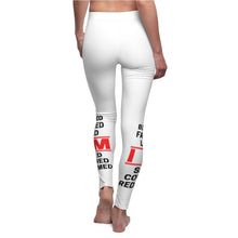 Load image into Gallery viewer, Women's Cut & Sew Casual Leggings (Black Love Rocks Original - I AM)