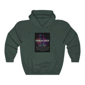 Unisex Heavy Blend™ Hooded Sweatshirt (Black Love Rocks Original Design - Preacher)