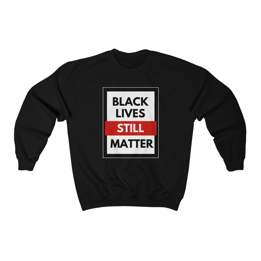 Unisex Heavy Blend™ Crewneck Sweatshirt (Black Love Rocks Offical - STILL)