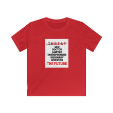 Load image into Gallery viewer, Kids Softstyle Tee (Black Love Rocks Original Design - Not a Threat)