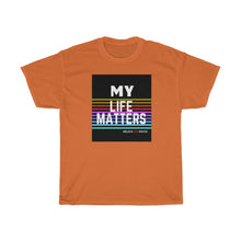 Load image into Gallery viewer, Unisex Heavy Cotton Tee (Black Love Rocks Original - My Life)