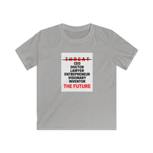 Load image into Gallery viewer, Kids Softstyle Tee (Black Love Rocks Original Design - Not a Threat)