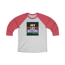 Load image into Gallery viewer, Unisex Tri-Blend 3/4 Raglan Tee