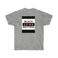 Load image into Gallery viewer, Unisex Ultra Cotton Tee (Black Love Rocks Original - Black Love)