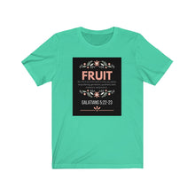 Load image into Gallery viewer, Unisex Jersey Short Sleeve Tee (Black Love Rocks Original Design - FRUIT)