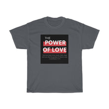 Load image into Gallery viewer, Unisex Heavy Cotton Tee (Black Love Rocks Original Design - Power of Love)