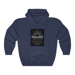 Unisex Heavy Blend™ Hooded Sweatshirt (Black Love Rocks Original Design - Psalmist)
