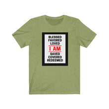 Load image into Gallery viewer, Unisex Jersey Short Sleeve Tee (Black Love Rocks Original - I AM)