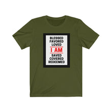 Load image into Gallery viewer, Unisex Jersey Short Sleeve Tee (Black Love Rocks Original - I AM)