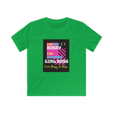 Load image into Gallery viewer, Kids Softstyle Tee (Black Love Rocks Original Design - Girl Boss)