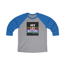 Load image into Gallery viewer, Unisex Tri-Blend 3/4 Raglan Tee