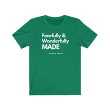 Load image into Gallery viewer, Unisex Jersey Short Sleeve Tee (Black Love Rocks Official - Wonderfully Made)