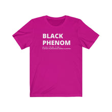 Load image into Gallery viewer, Unisex Jersey Short Sleeve Tee (Black Love Rocks Original - PHENOM 2)