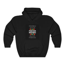Load image into Gallery viewer, Unisex Heavy Blend™ Hooded Sweatshirt (Black Love Rocks Original Design - Phenom)