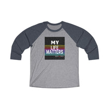 Load image into Gallery viewer, Unisex Tri-Blend 3/4 Raglan Tee