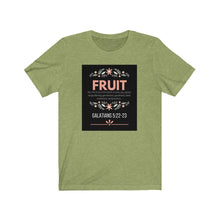 Load image into Gallery viewer, Unisex Jersey Short Sleeve Tee (Black Love Rocks Original Design - FRUIT)