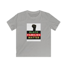 Load image into Gallery viewer, Kids Softstyle Tee (Black Love Rocks Original Design - Black Families)