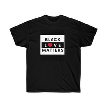 Load image into Gallery viewer, Unisex Ultra Cotton Tee (Black Love Rocks Original - Black Love)