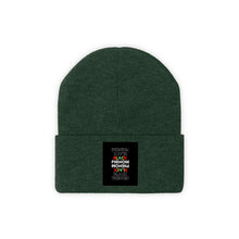 Load image into Gallery viewer, Embroidered Knit Beanie (Black Love Rocks Official - Black Phenom)