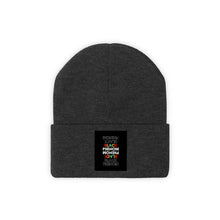 Load image into Gallery viewer, Embroidered Knit Beanie (Black Love Rocks Official - Black Phenom)