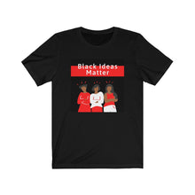 Load image into Gallery viewer, Unisex Jersey Short Sleeve Tee (Black Love Rocks Original Design - Black Ideas)