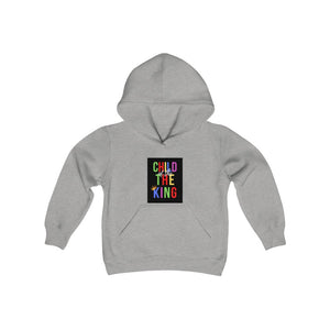 Youth Heavy Blend Hooded Sweatshirt (Black Love Rocks Original Design - Child of the King)