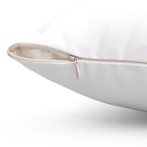 Spun Polyester Square Pillow (Black Love Rocks Original Design)