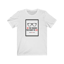 Load image into Gallery viewer, Unisex Jersey Short Sleeve Tee (Black Love Rocks Original Design - Be the Change)