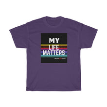 Load image into Gallery viewer, Unisex Heavy Cotton Tee (Black Love Rocks Original - My Life)
