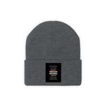 Load image into Gallery viewer, Embroidered Knit Beanie (Black Love Rocks Official - Black Phenom)