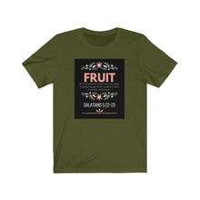 Load image into Gallery viewer, Unisex Jersey Short Sleeve Tee (Black Love Rocks Original Design - FRUIT)