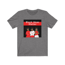 Load image into Gallery viewer, Unisex Jersey Short Sleeve Tee (Black Love Rocks Original Design - Black Ideas)