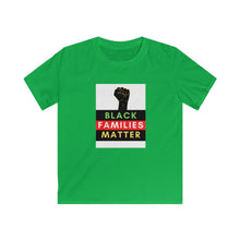 Load image into Gallery viewer, Kids Softstyle Tee (Black Love Rocks Original Design - Black Families)